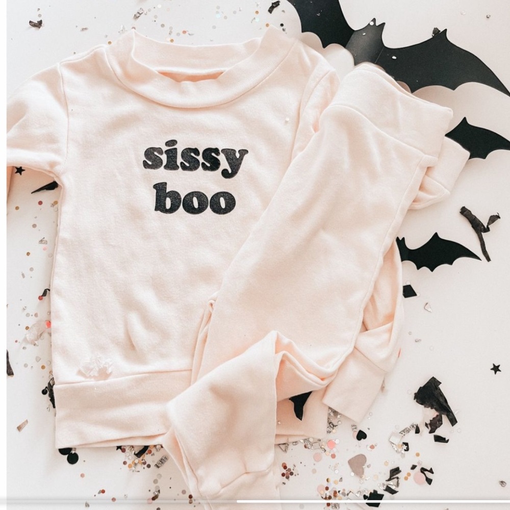 Ford and Wyatt Sissy Boo Pajama Set Size 12-18M